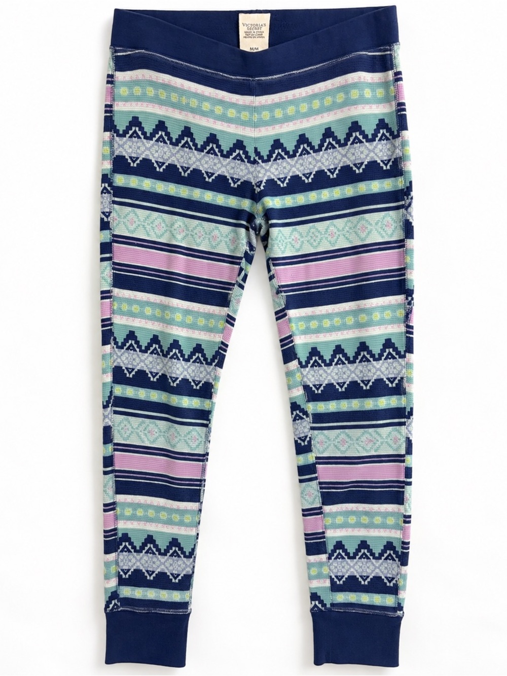 Victoria’s Secret Thermal Fair Isle Patterned Leggings Medium M